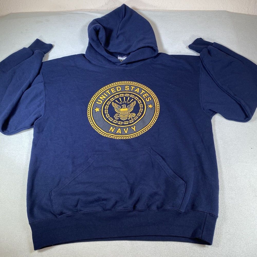 Rare VINTAGE United States Navy Presidential Seal Hoodie - Medium